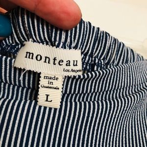 Monteau of Los Angeles off the shoulder top